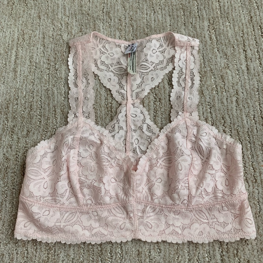 Free People lace racerback